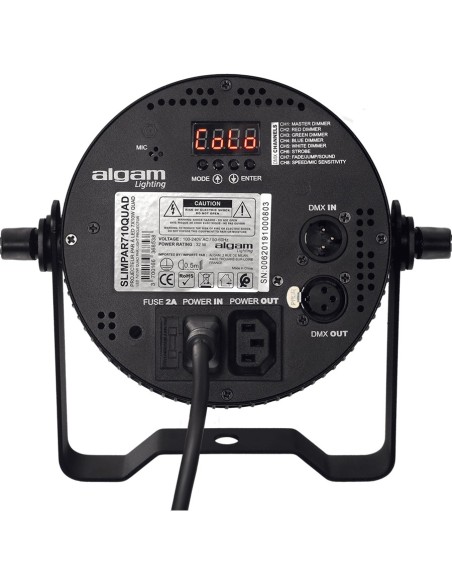 SLIMPAR-710-QUAD Projecteur LED Par 7 x 10 W RGBW