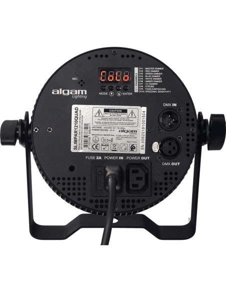 SLIMPAR-1210-QUAD Projecteur LED Par 12 x 10 W RGBW
