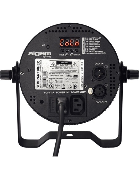 SLIMPAR-710-HEX Proiettore Par LED 7 x 10W RGBWAU