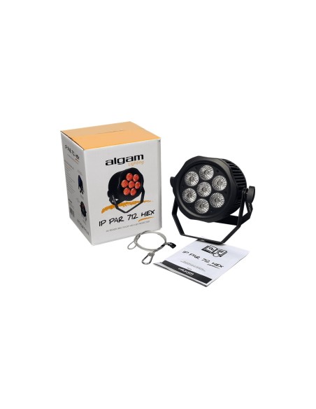 Proyector LED PAR para exteriores IP-PAR-712-HEX DMX