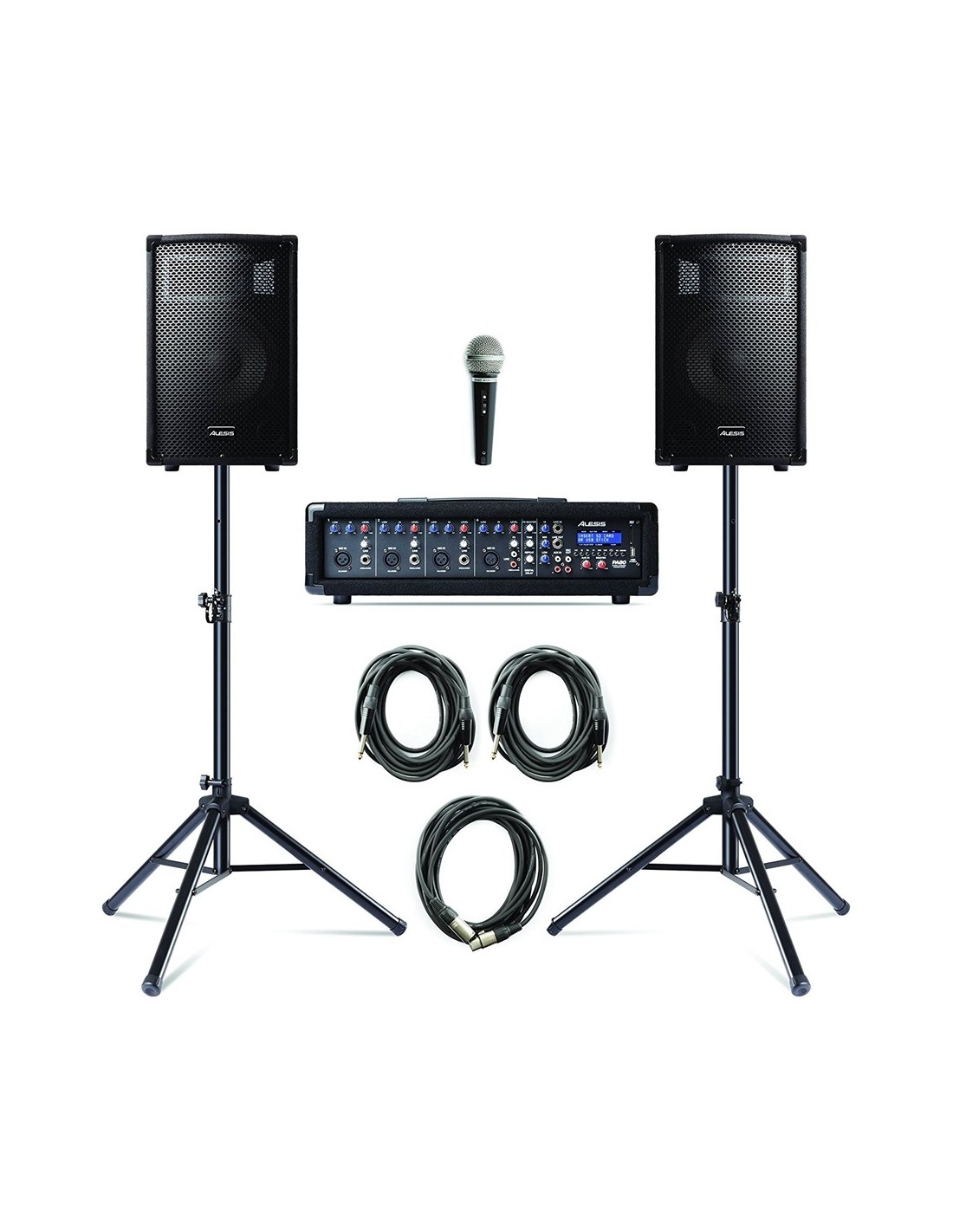 PA SYSTEM WITH STANDS