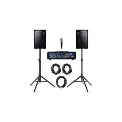 PA SYSTEM WITH STANDS 2