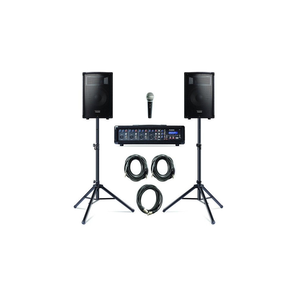 PA SYSTEM WITH STANDS