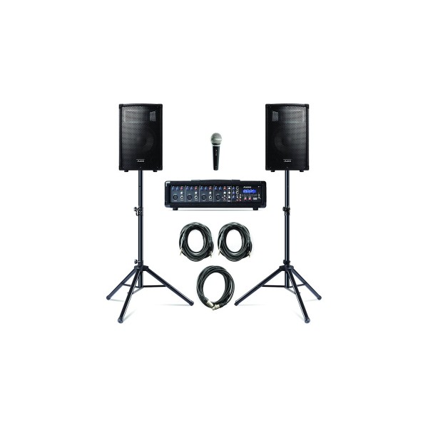 PA SYSTEM WITH STANDS