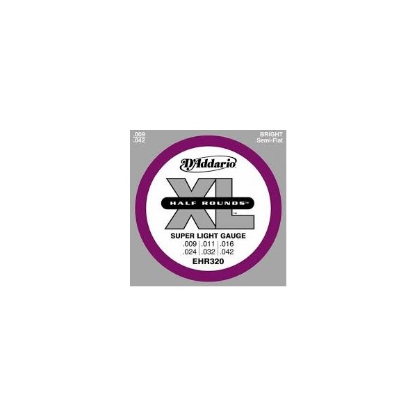 D'Addario Half Round EHR320 009-042