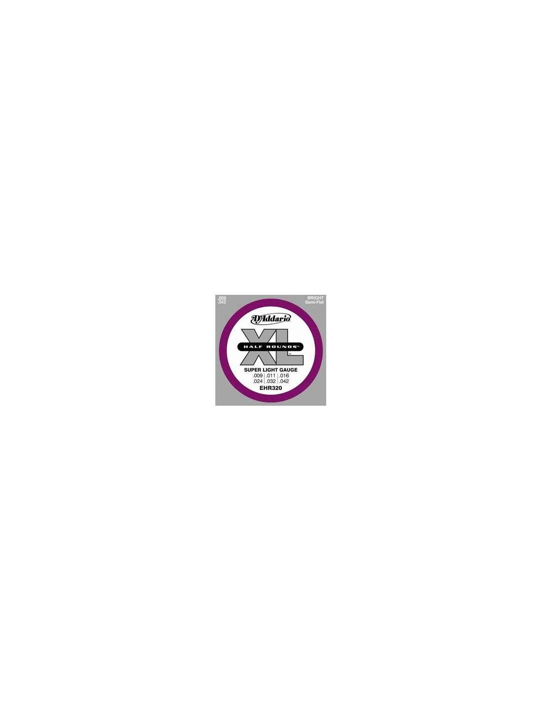 D'Addario Half Round EHR320 009-042