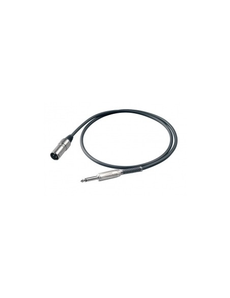 Proel BULK220LU10 Cavo xlr maschio-jack mono 6,3 mt 10