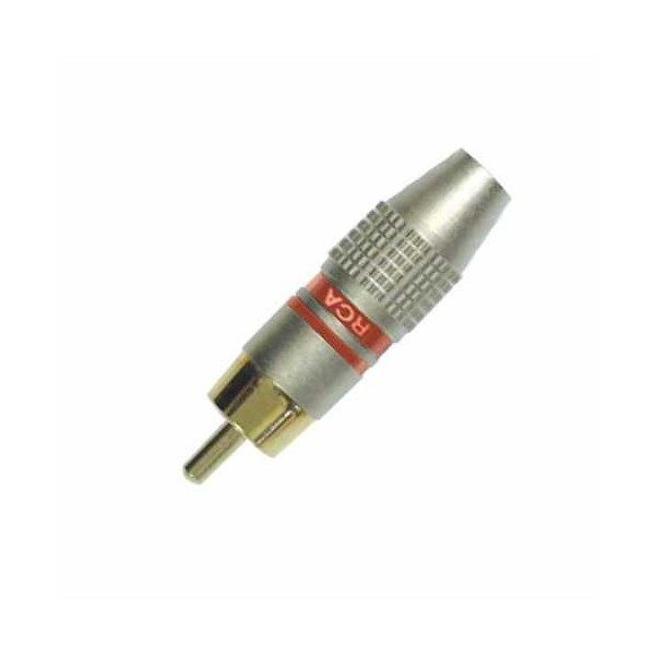 Bespeco MMRCAR Connettore RCA Maschio Volante Rosso