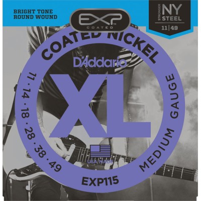D'Addario EXP115 11-49 Coated Elettica