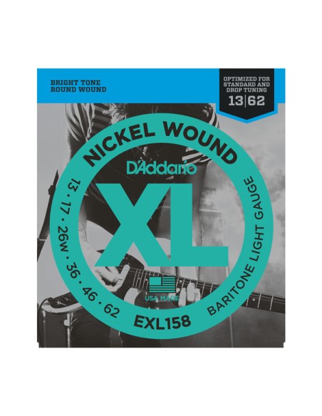 D'Addario EXL158 13-52 Chitarra Elettrica o Baritona