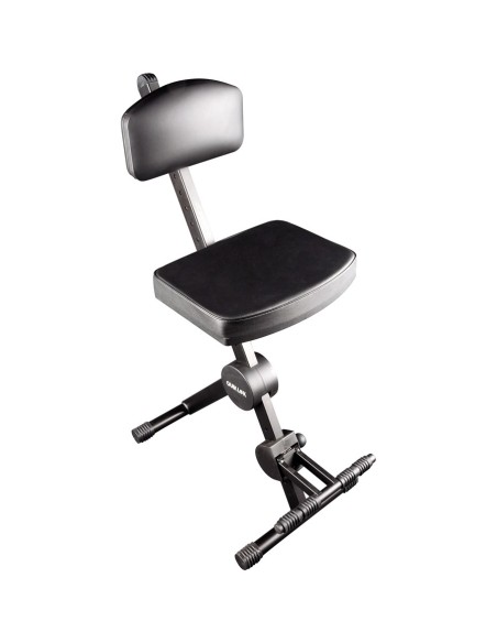 Taburete DX/749 con respaldo y reposapiés