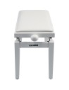 Banco de piano de madera PB/100 WH S