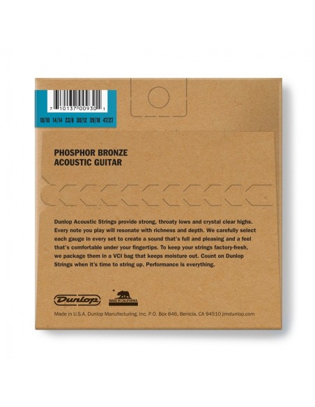 DAP1047J Acoustic Phosphor Bronze, Light Set/12