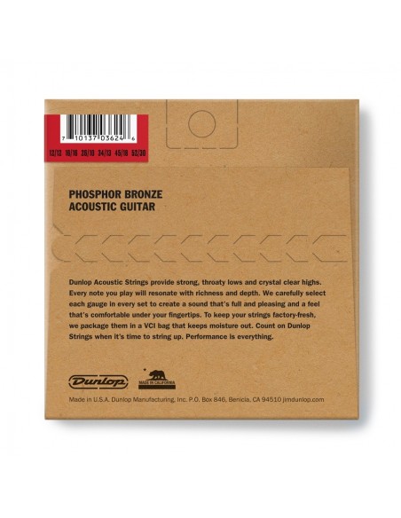 DAP1252J Akustik-Phosphorbronze, mittleres Set/12