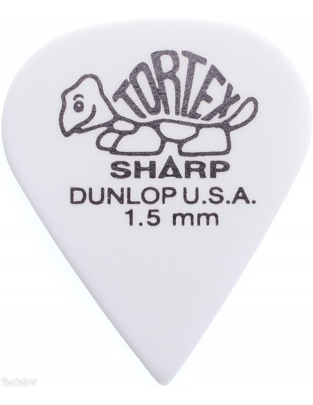 412R1.5 Tortex Sharp White 1.5mm Bag/72