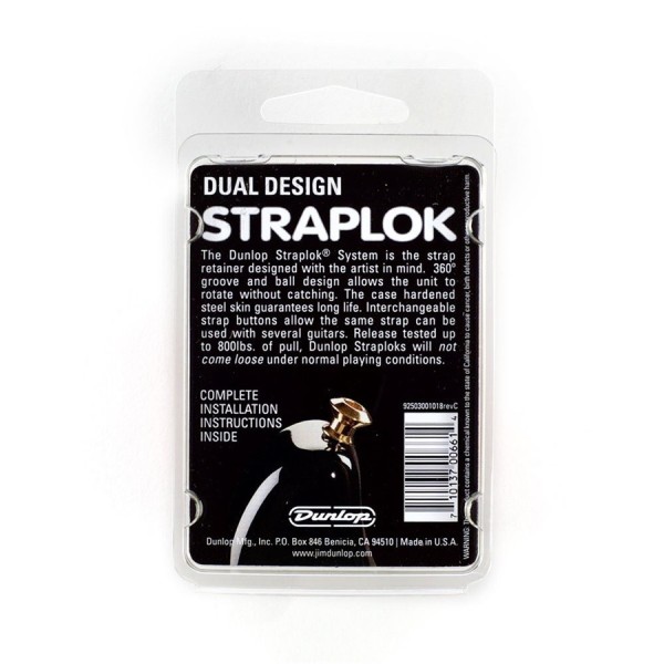 SLS1033BK Straplok Dual Design Strap Retainer System, Black