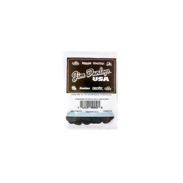 518RJPBK John Petrucci Primetone Jazz III Black, Bag/12