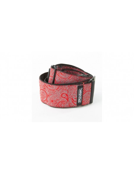 D6711 Jacquard-Umhängetasche mit Paisleymuster in Rot