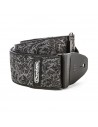 D6714 Jacquard Schultertasche Schwarze Distel