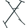 XP X-Stand para teclado de un solo marco, color negro, autoensamblable