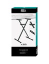 X83 Compact X-Stand für Junior Keyboard Einzelrahmen Schwarz