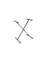 RX Stand a X per Tastiera Telaio Singolo Ball Lock Nero