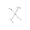 RX10-T X-Stand for Keyboard Single Frame Ball Lock Titanium