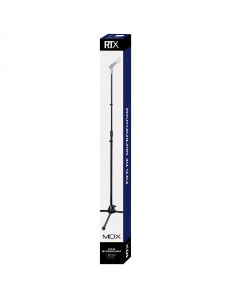 MDX Straight Tripod Microphone Stand Black