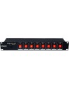 DISPATCH-8 8-Way Rack Power Strip Individual Switches
