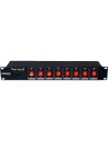 DISPATCH-8 8-Way Rack Power Strip Individual Switches