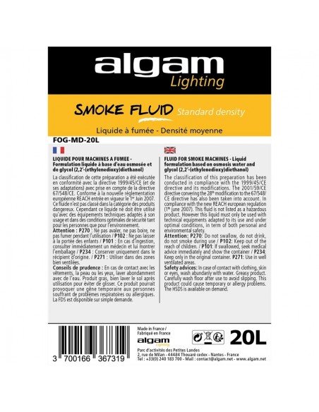 FOG- MD -20L Líquido de humo de densidad media 20L