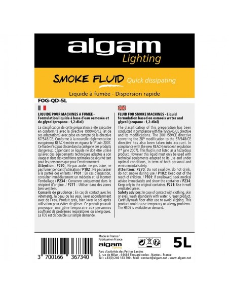 FOG-QD-5L Liquid Smoke Rapid Dispersion CO2 Effect 5L