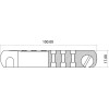 EZ1295C Cordier Stopbar Style Les Paul® Chromé