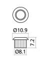 EZ1721C Akustikgitarren-Mechaniken 3+3 Chrom, 6 Stück
