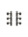 EZ1761N Acoustic Guitar Machine Heads 1+1 Chrome Brass 2 Pcs