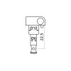 EZ17802C Chrom-Mechaniken für E-Gitarre, 6 Stück