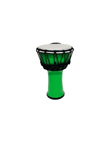DJPVC7-GR Djembe PVC 7" Verde Fluo