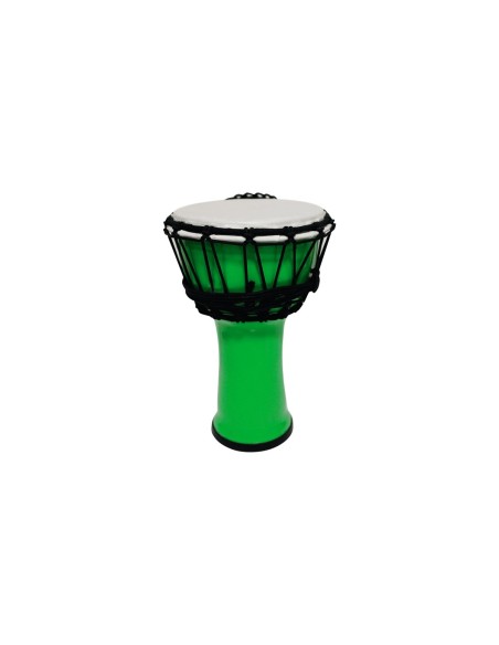 DJPVC7-GR Djembe PVC 7" Verde Fluo