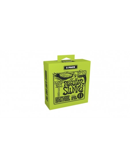 3221 Nickel Wound Regular Slinky 10-46 - 3 Set