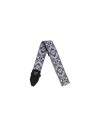 4166 Tracolla Tribal Silver Jacquard