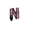 4669 Tracolla Blackjack Red Jacquard