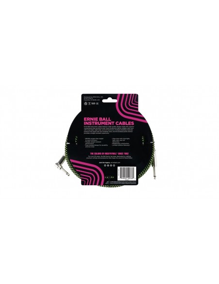6082 Cavo Braided Black/Green 5,49 m