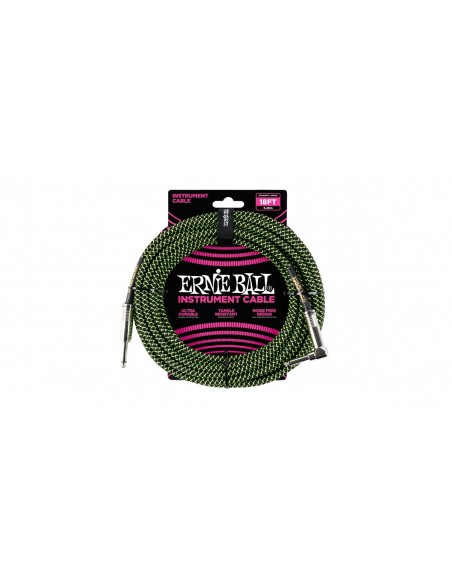 6082 Cavo Braided Black/Green 5,49 m