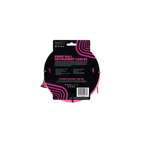 Câble tressé rose fluo 6083 5,49 m