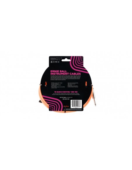 6084 Orange geflochtenes Kabel 5,49 m