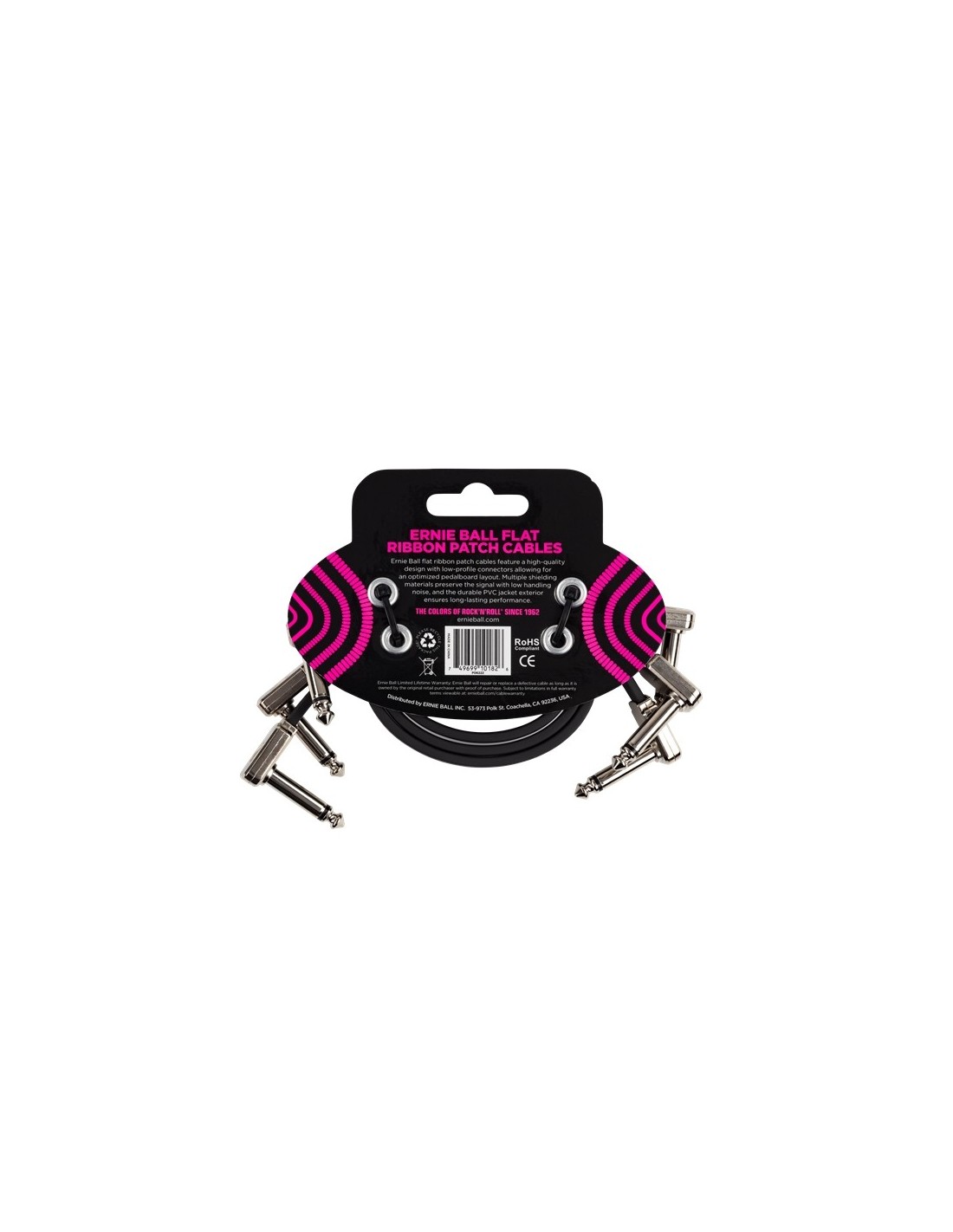 6222 Flat Ribbon Patch Cable 30,48 cm Pacco da 3