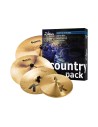 ENSEMBLE DE CYMBALES ZILDJIAN K0801C K COUNTRY