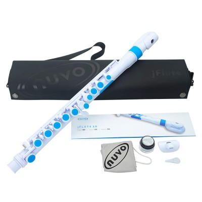 NUVO JFLUTE - WHITE/BLUE 2