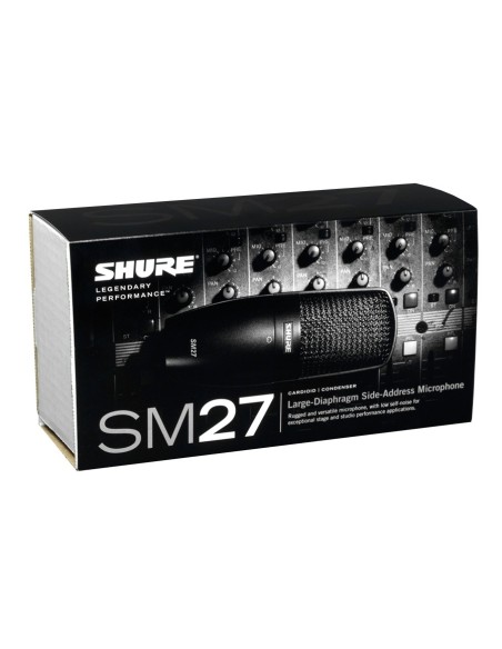 Shure SM27 Microfono condensatore diaframma largo cardioide