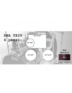 DNA TX20 4 pezzi Red... 2